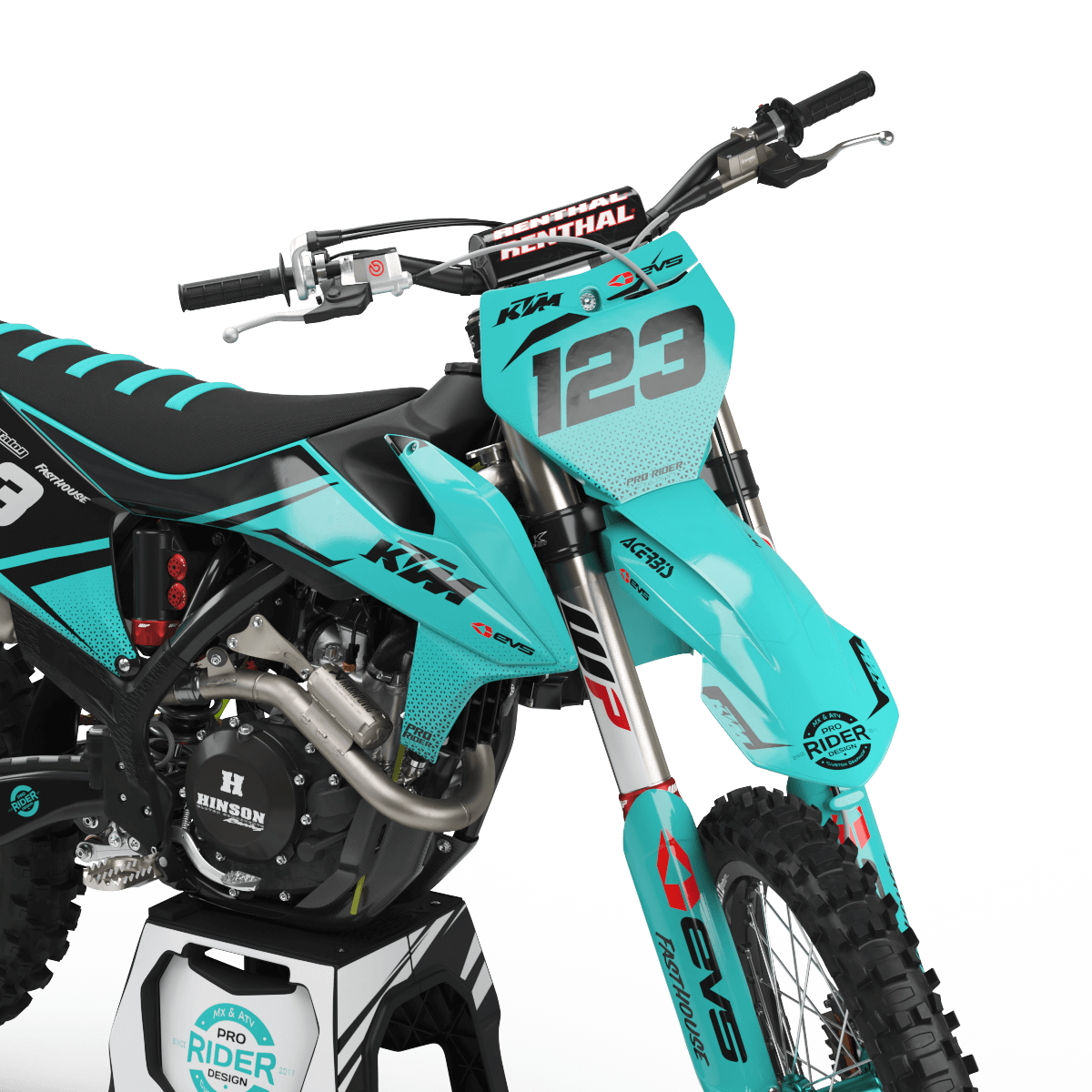 KTM Graphics Kit EVS TEAL