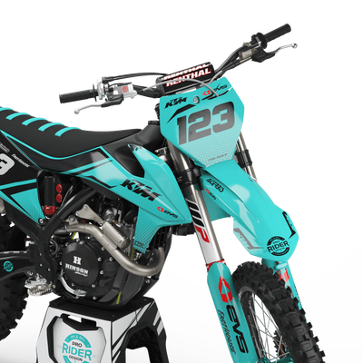 KTM Graphics Kit EVS TEAL