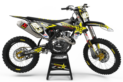 Graphics Kit ROCKSTAR Limited edition YELLOW : Really cheap