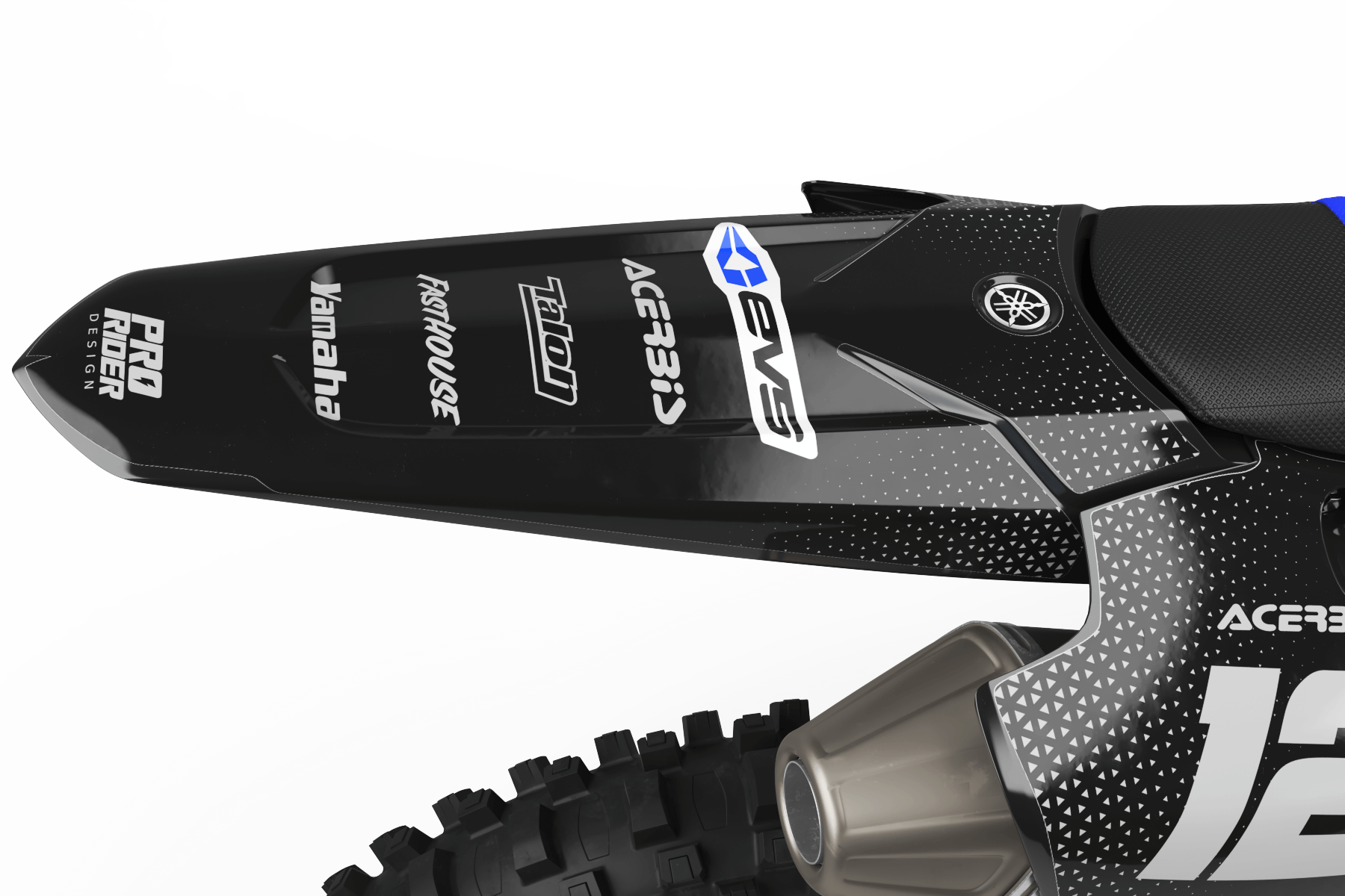 Yamaha graphics black and white