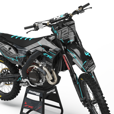 HONDA Graphics Kit VERTEX TURQUOISE