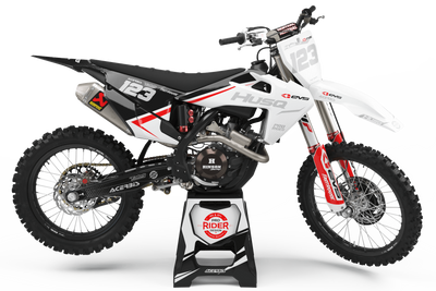Graphic kit HUSQVARNA EVS BLACK AND WHITE