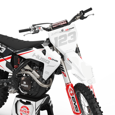 Graphic kit HUSQVARNA EVS BLACK AND WHITE
