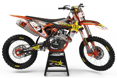 Graphics Kit ROCKSTAR Limited edition ORANGE : Really cheap