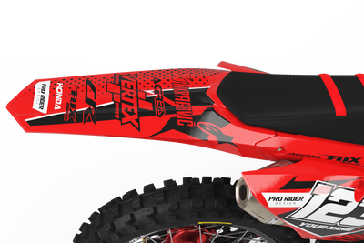 HONDA Graphics Kit VERTEX Red