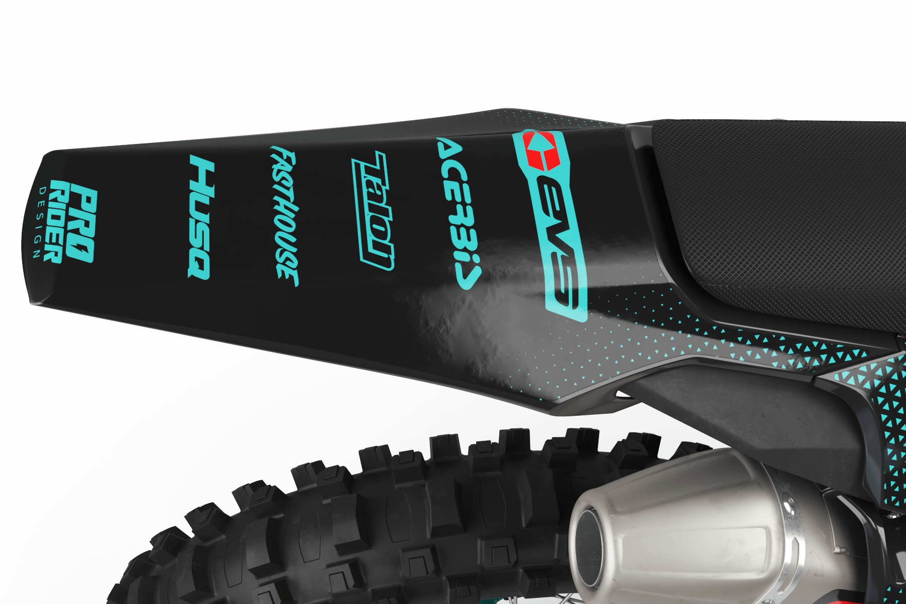 Graphic kit HUSQVARNA EVS TEAL