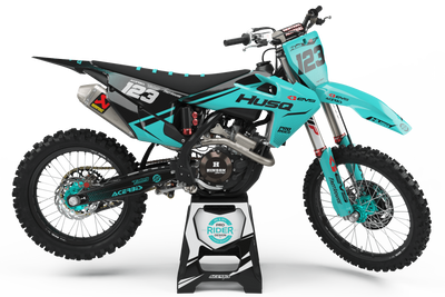 Graphic kit HUSQVARNA EVS TEAL
