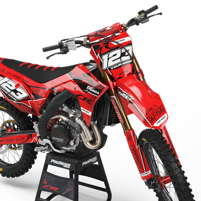 HONDA Graphics Kit VERTEX Red