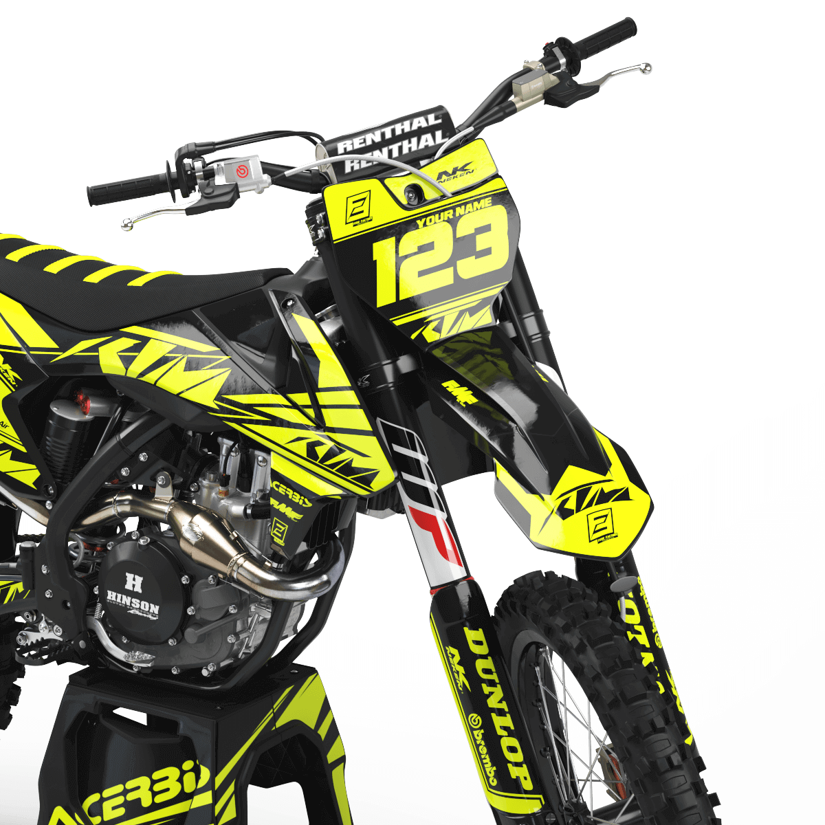FLUO Graphics Kit KTM FMF