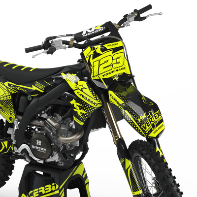 FLUO Graphics Kit KAWASAKI VERTEX