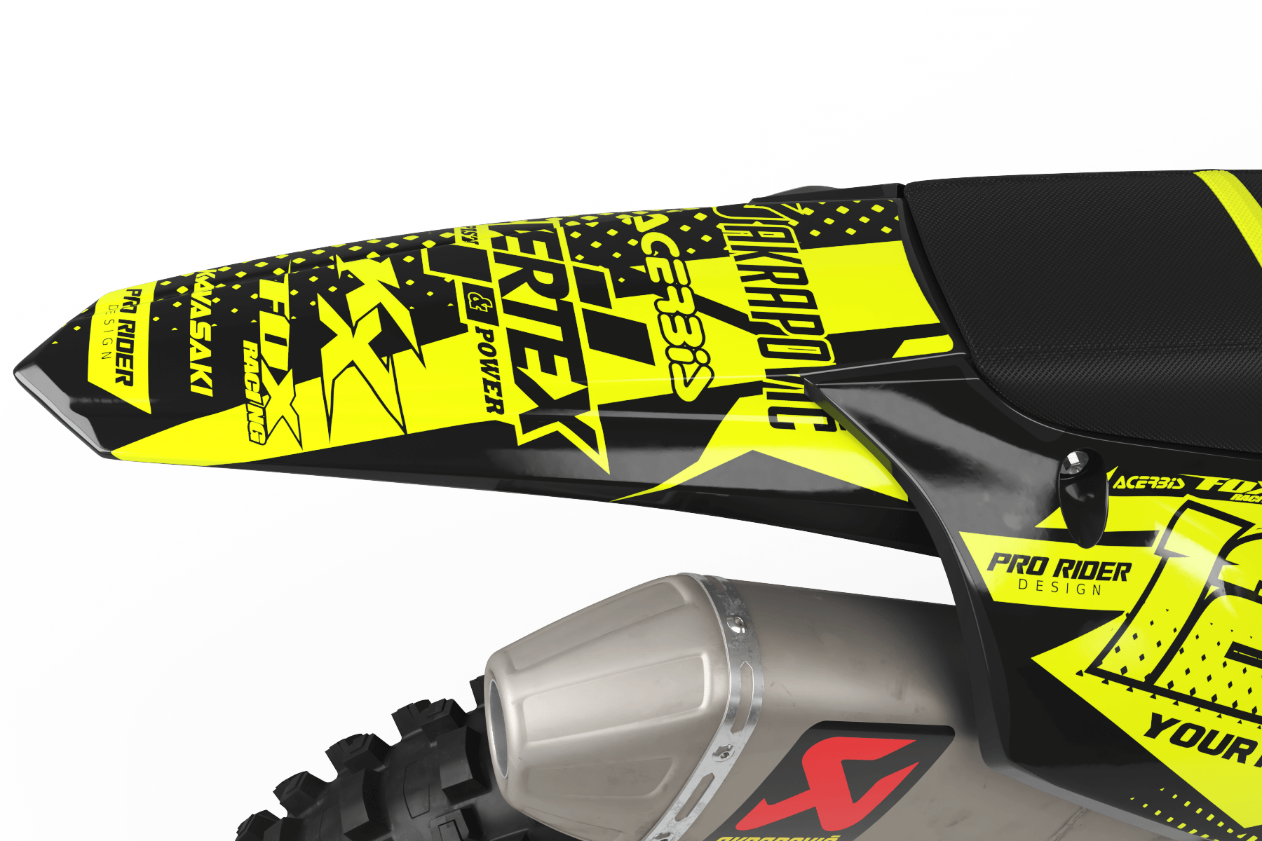 FLUO Graphics Kit KAWASAKI VERTEX