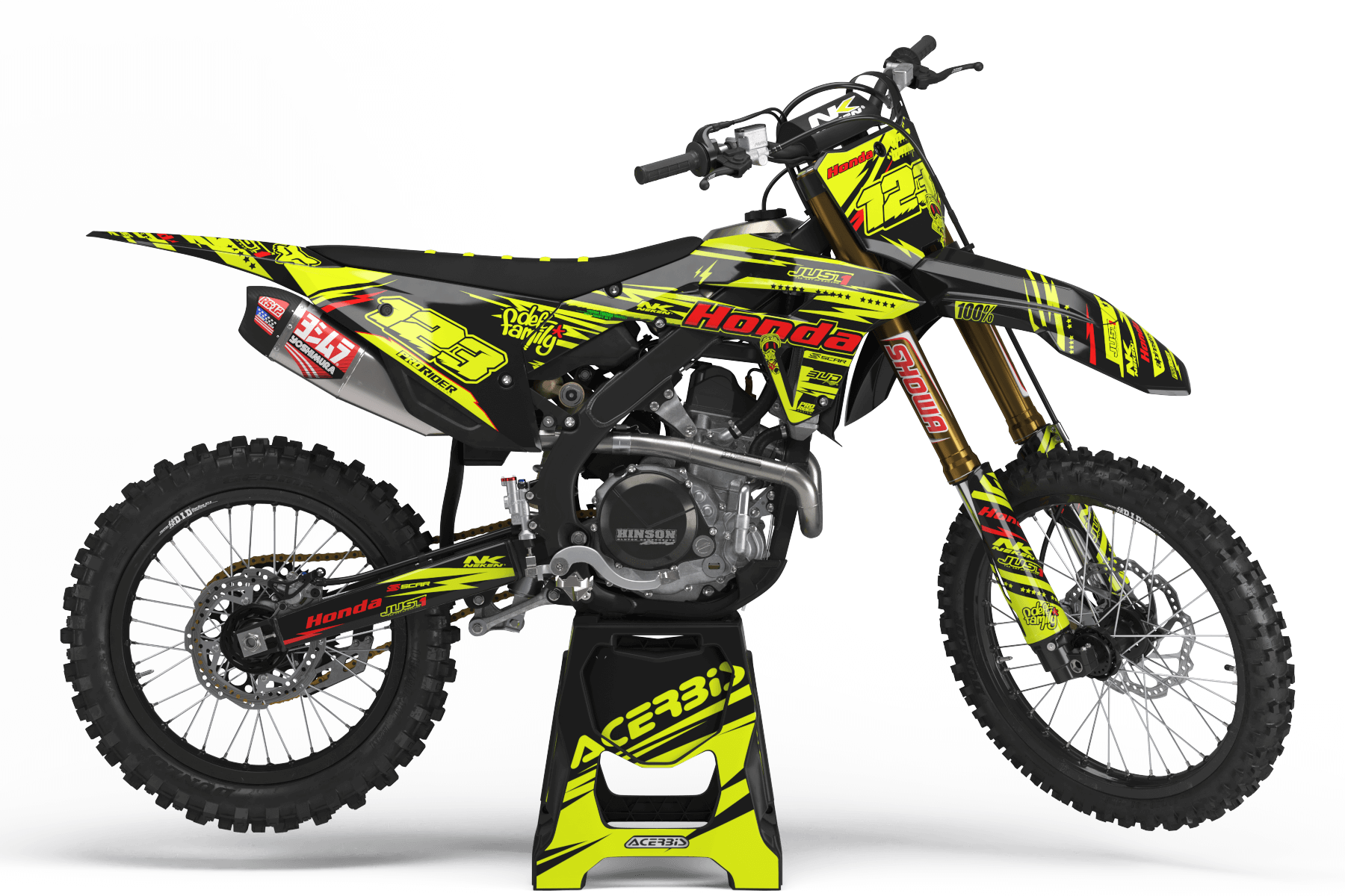 FLUO Graphics Kit HONDA JUST1