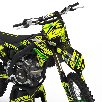 FLUO Graphics Kit KAWASAKI JUST1