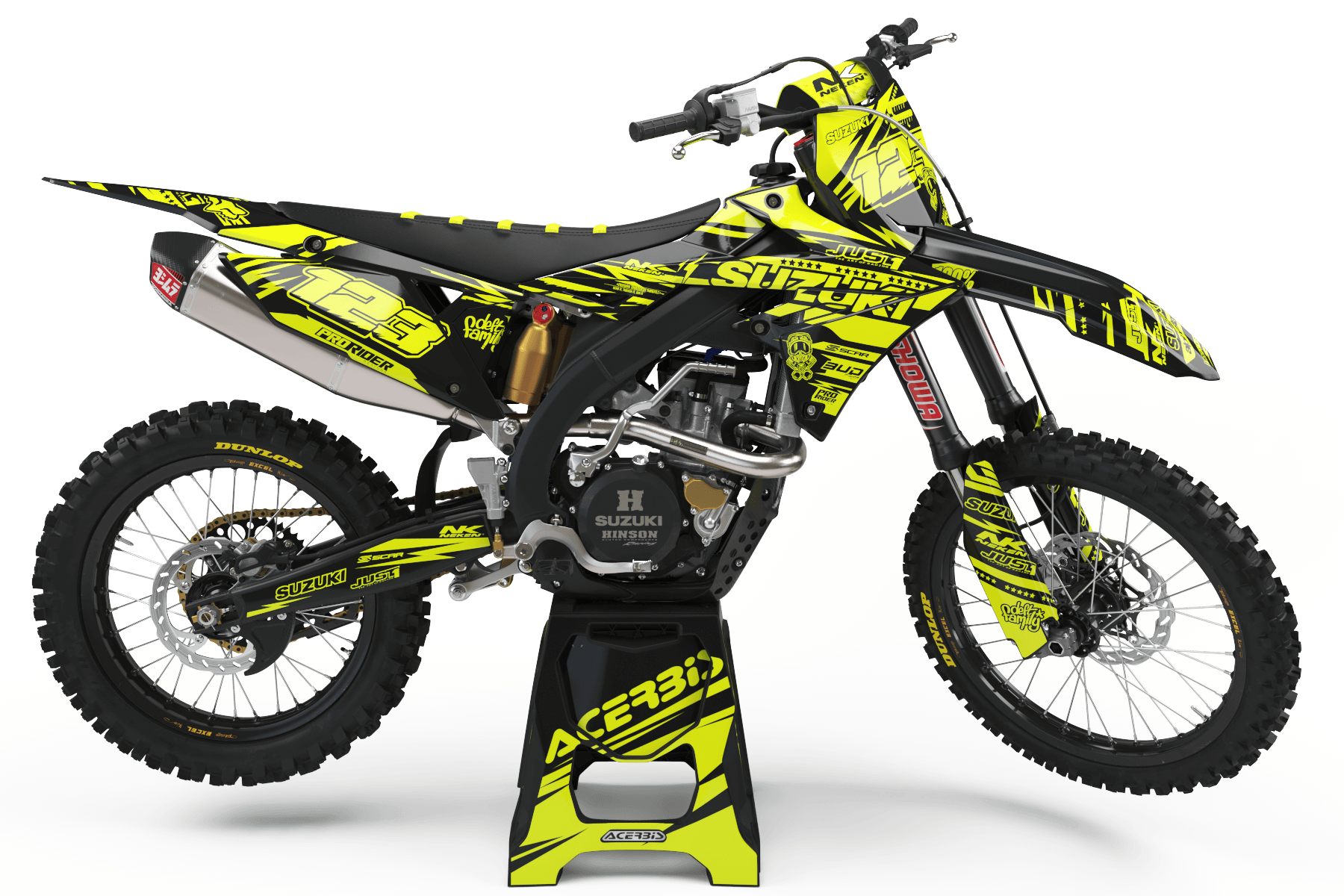 FLUO Graphics Kit SUZUKI JUST1