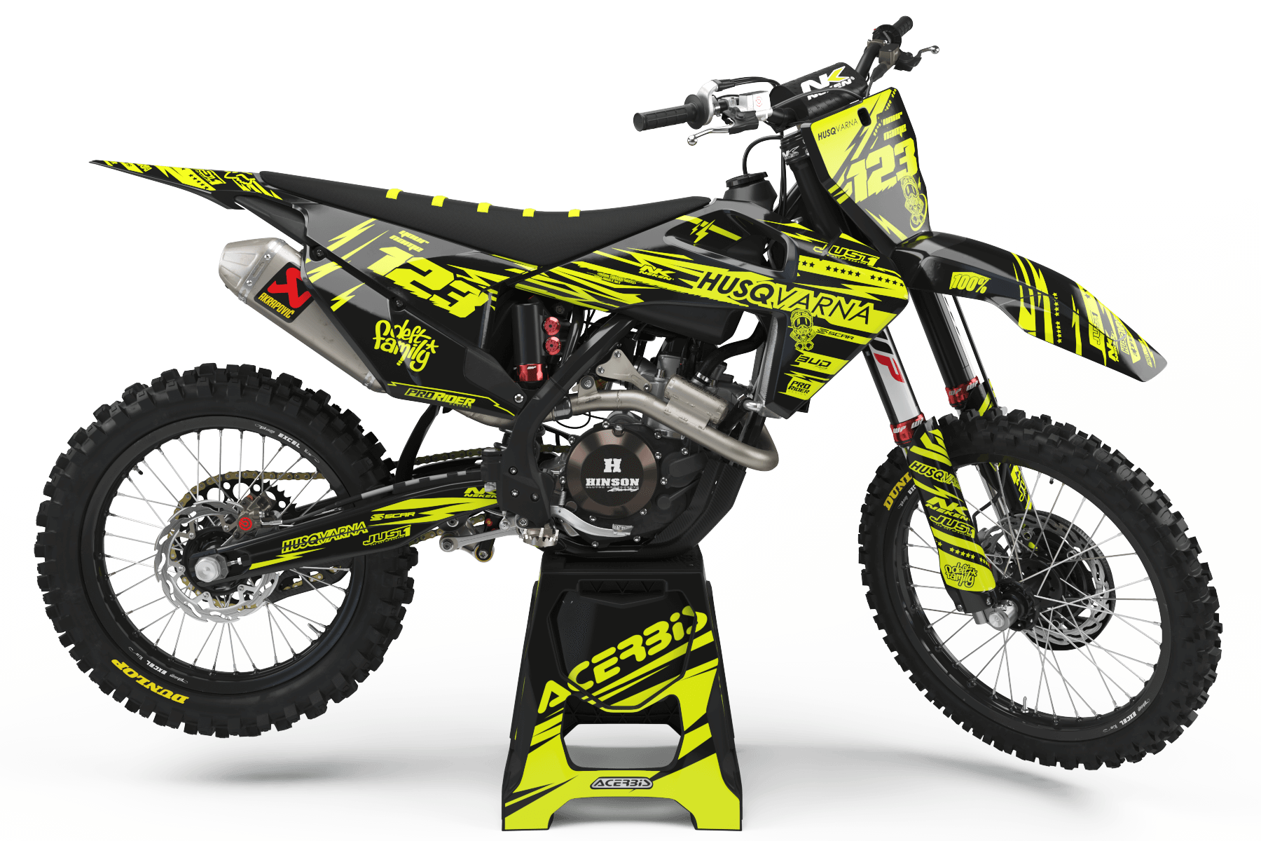 FLUO Graphics Kit HUSQVARNA JUST1
