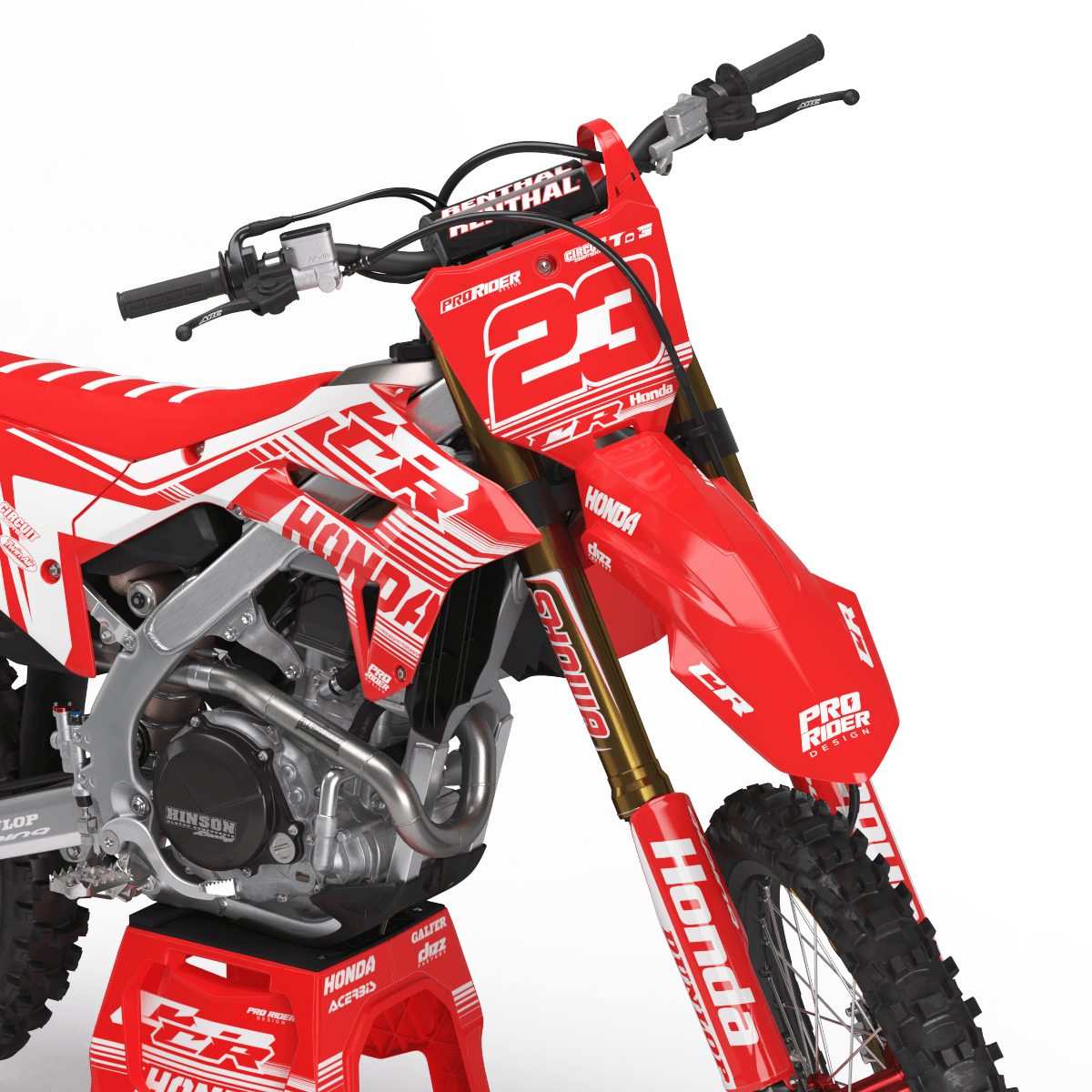 Graphics Kit HONDA DASH ONE RED