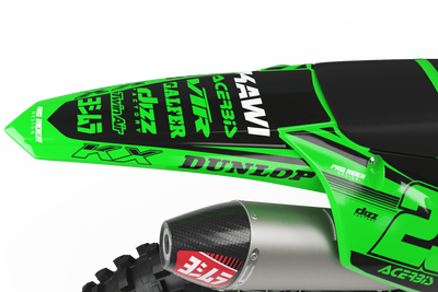KAWASAKI Graphics Kit KAWI GREEN FIRST