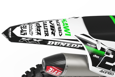 KAWASAKI Graphics Kit KAWI WHITE SPIRIT