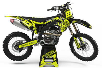 KAWASAKI Graphics Kit KAWI FLUO SPIRIT