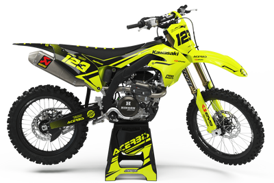 KAWASAKI Graphics Kit EVS TEAL FLUO