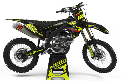 KAWASAKI Graphics Kit MOTUL green FLUO