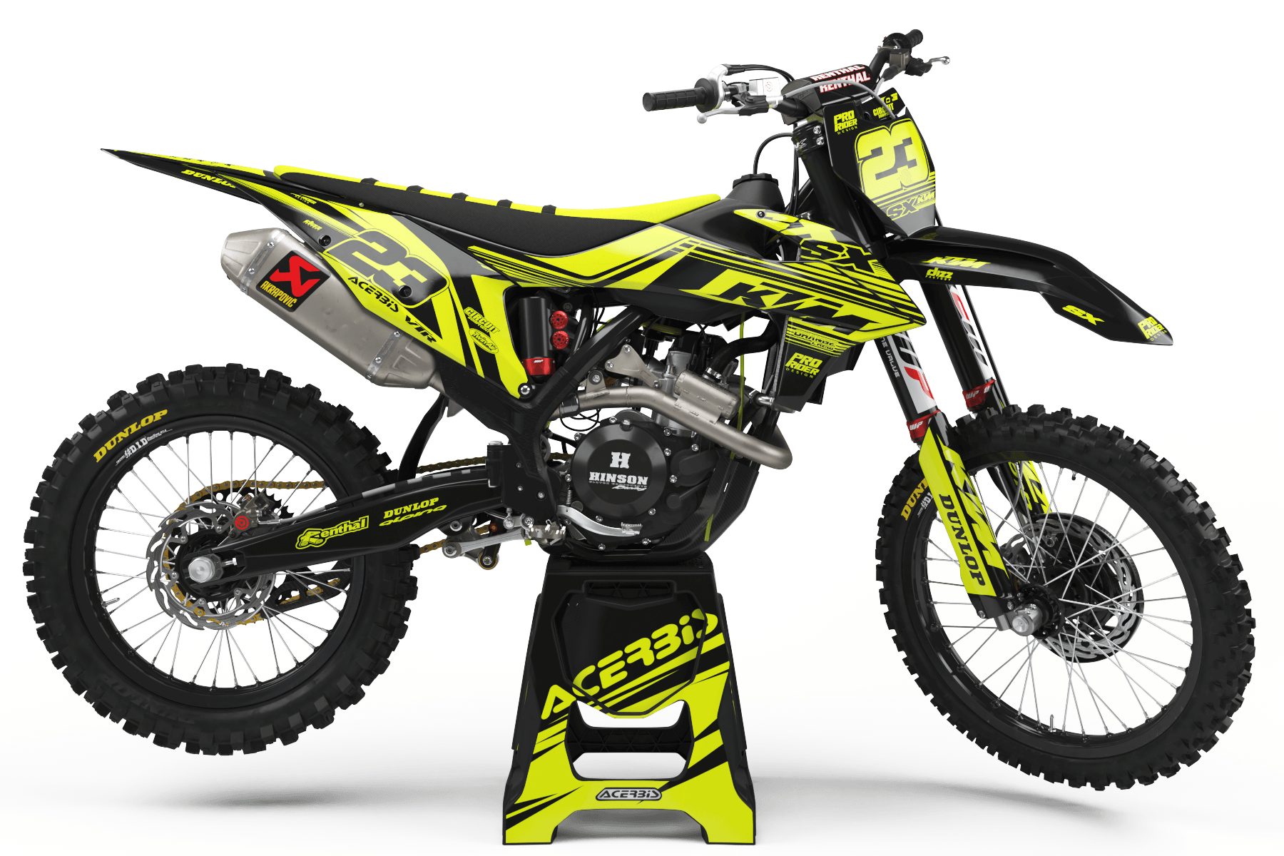 KTM Graphics Kit GOTAM TEAM FLUO