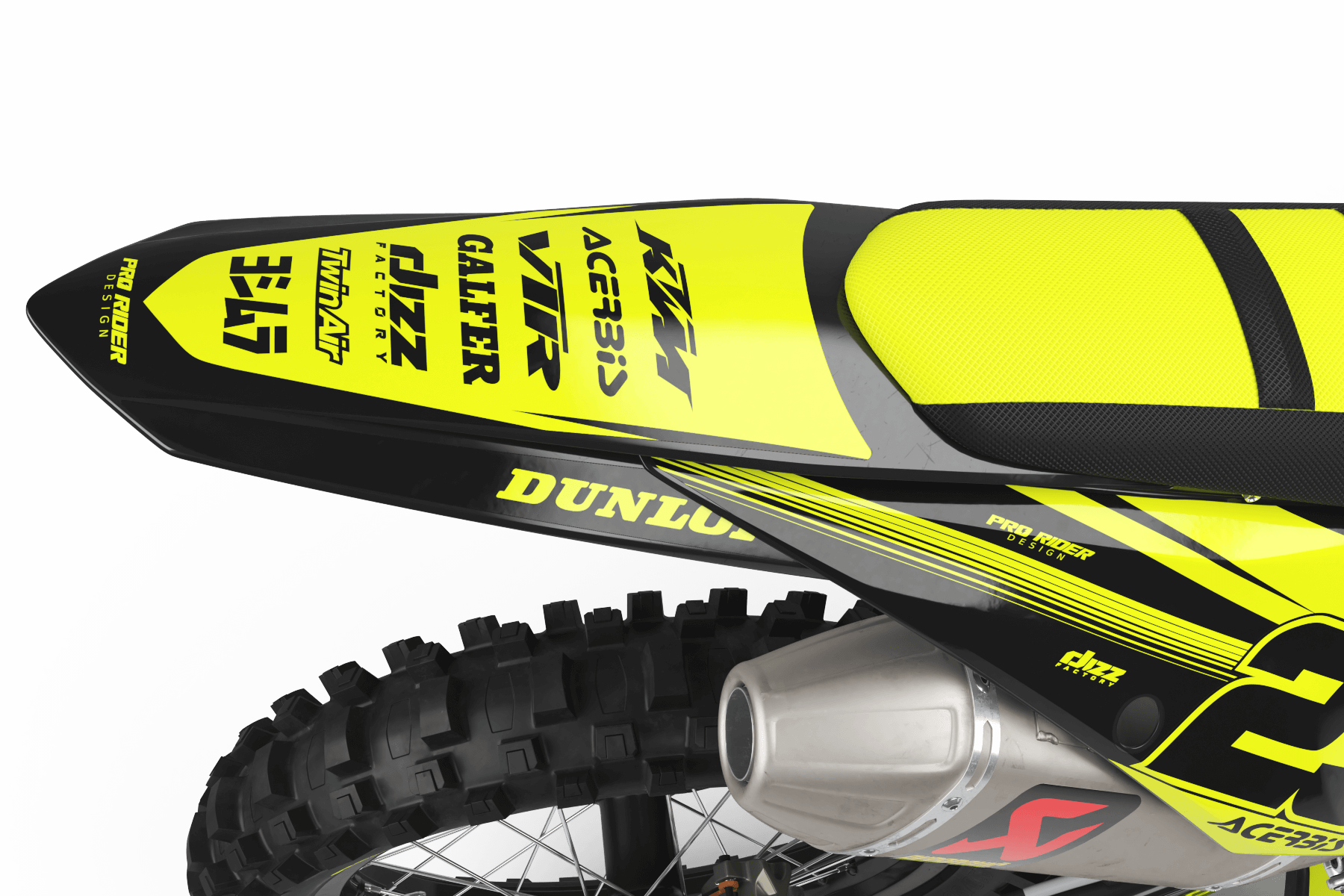 KTM Graphics Kit GOTAM TEAM FLUO