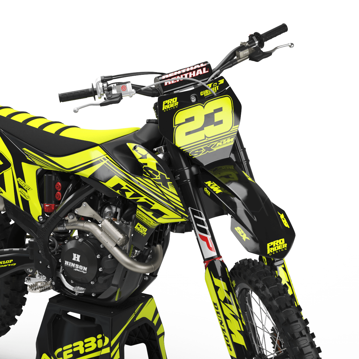 KTM Graphics Kit GOTAM TEAM FLUO