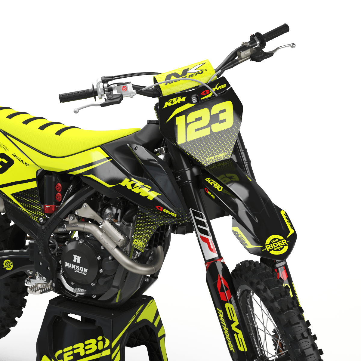 KTM Graphics Kit EVS FLUO