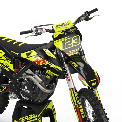 KTM Graphics Kit PLUG FLUO