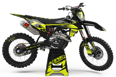 KTM Graphics Kit RIDER UNIK FLUO