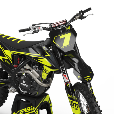 KTM Graphics Kit RIDER UNIK FLUO