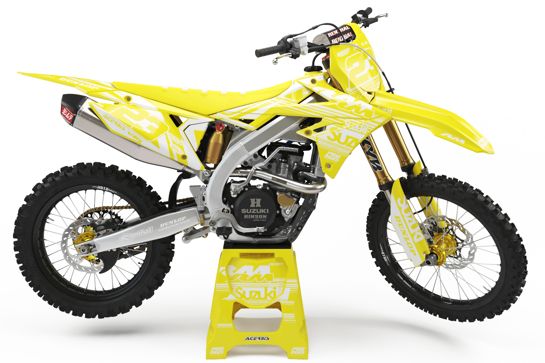 SUZUKI Graphics kit FURIOUS YELLOWI