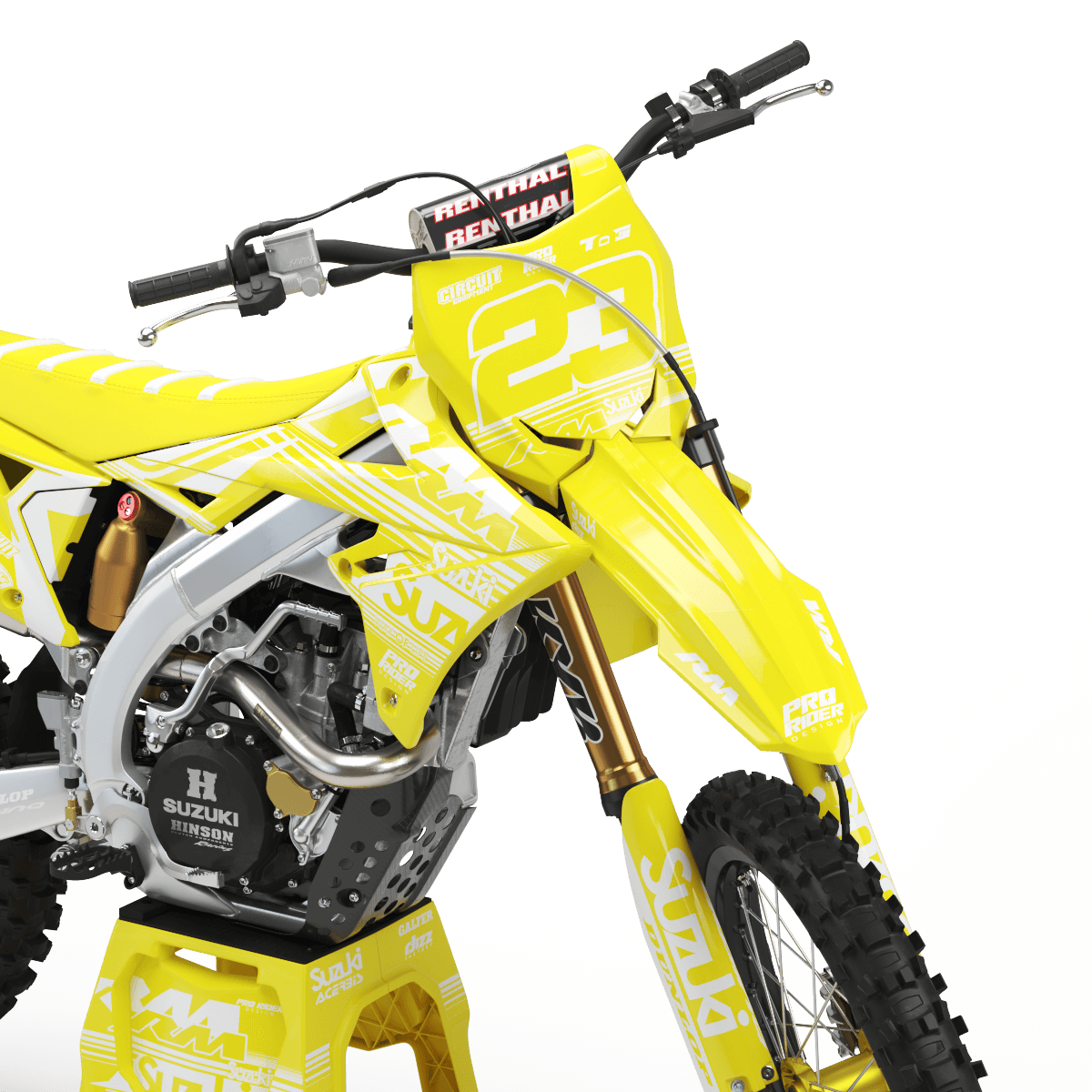SUZUKI Graphics kit FURIOUS YELLOWI