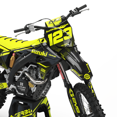 SUZUKI Graphics kit EVS FLUO