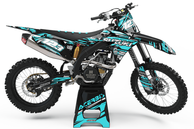 SUZUKI Graphics kit just1 BLUE