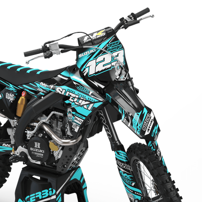 SUZUKI Graphics kit just1 BLUE