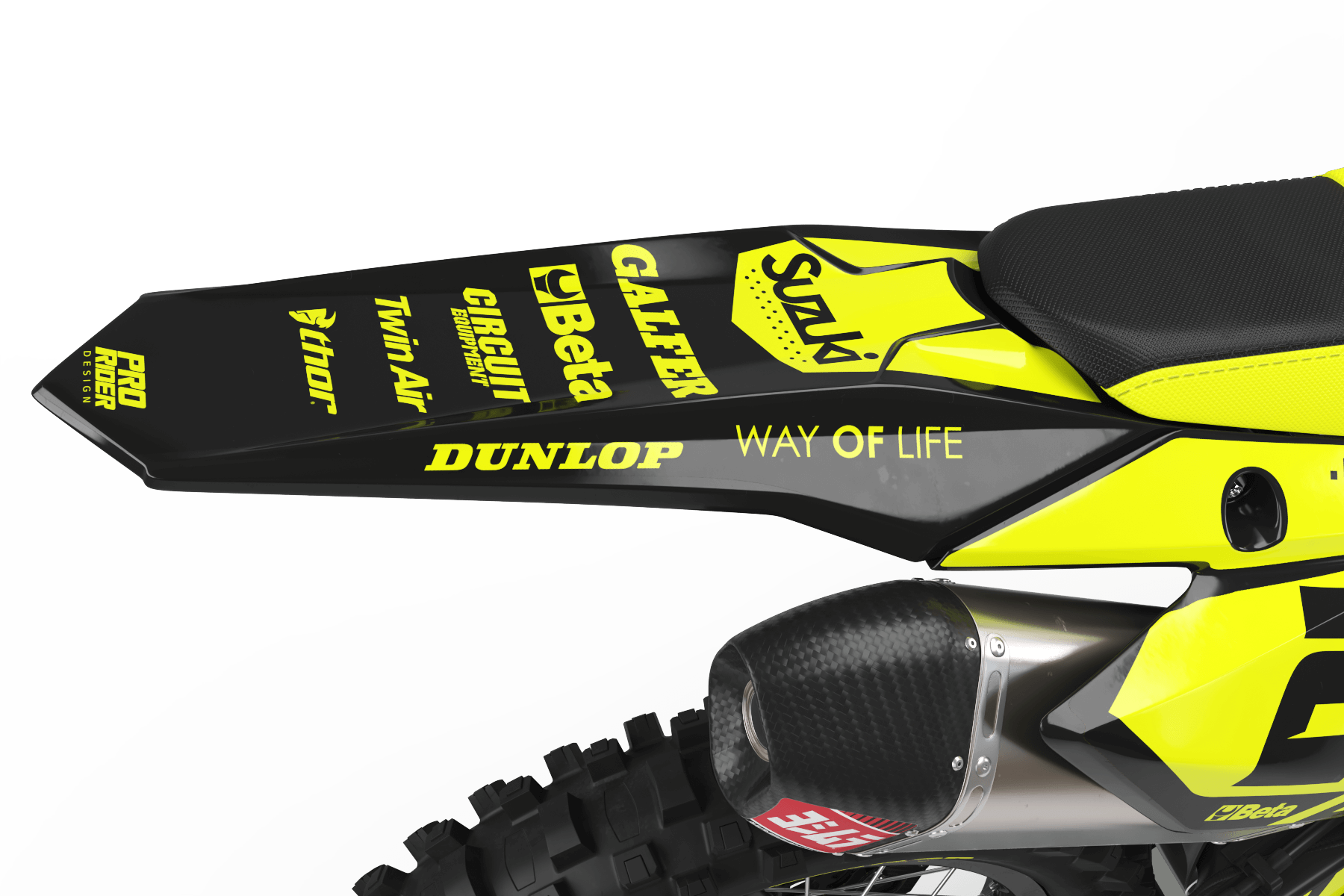SUZUKI Graphics kit FLUO  YOZY