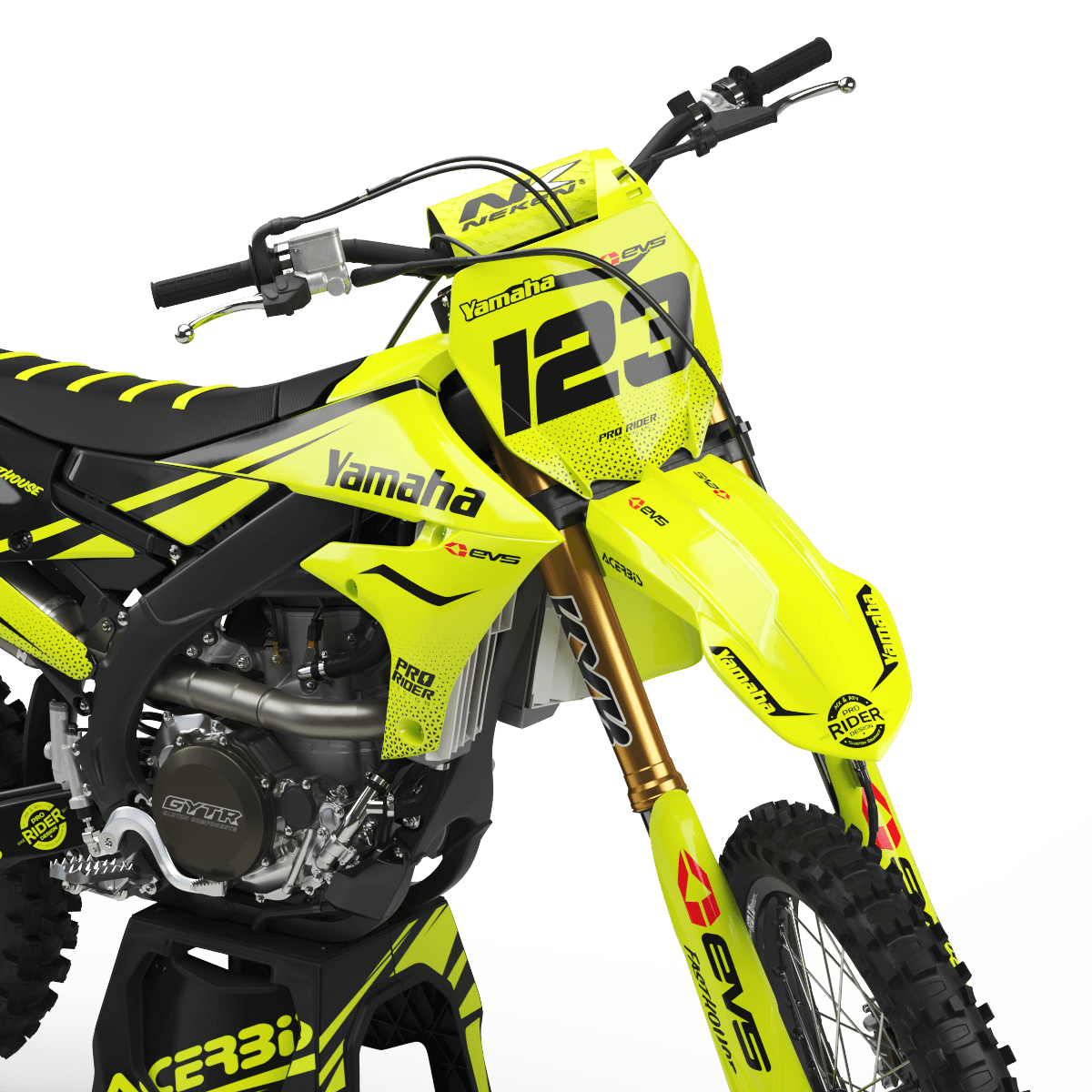 FLUO Graphics Kit YAMAHA POLISPORT