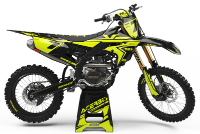 Graphics Kit FLUO YELLOW YAMAHA SEVEN