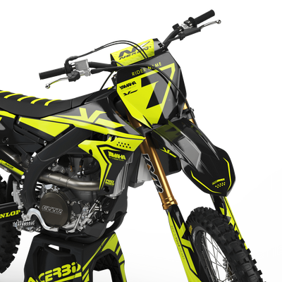 Graphics Kit FLUO YELLOW YAMAHA SEVEN