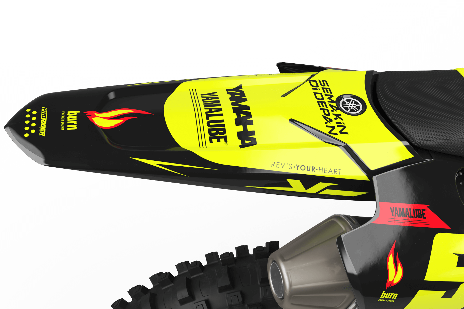 FLUO Graphics Kit YAMAHA DECALAB'S