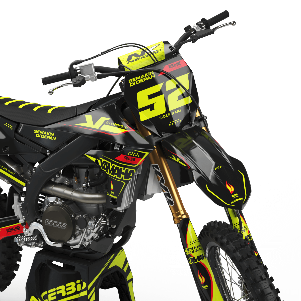 FLUO Graphics Kit YAMAHA DECALAB'S