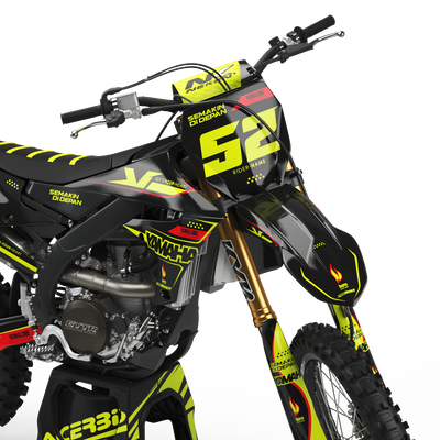 FLUO Graphics Kit YAMAHA DECALAB'S