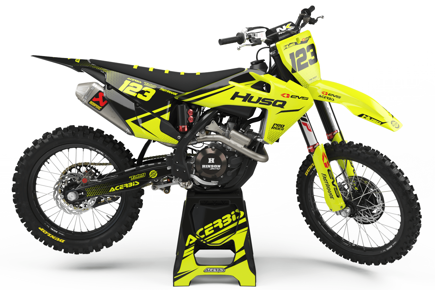 FLUO Graphics Kit HUSQVARNA VIVID 1.1