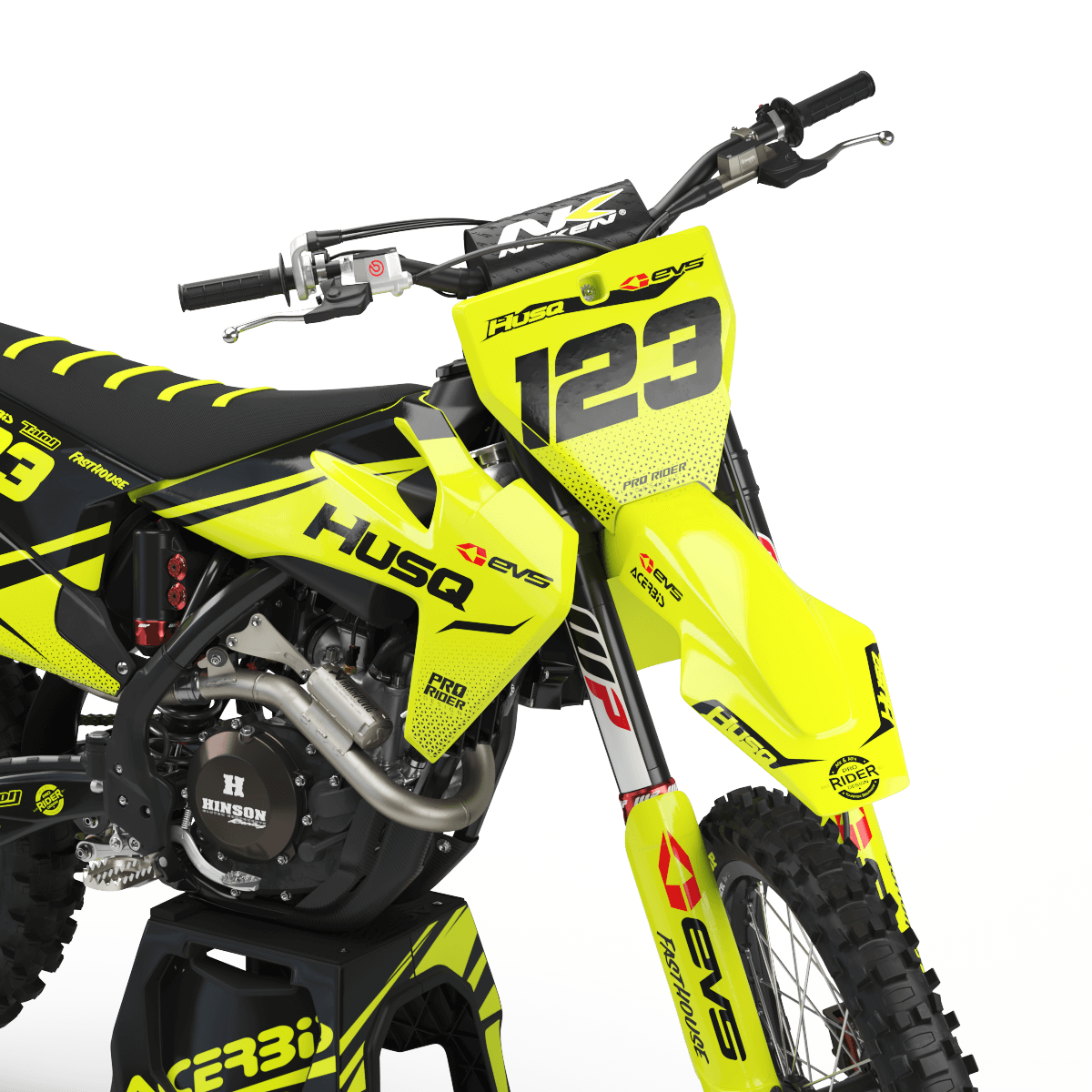 FLUO Graphics Kit HUSQVARNA VIVID 1.1