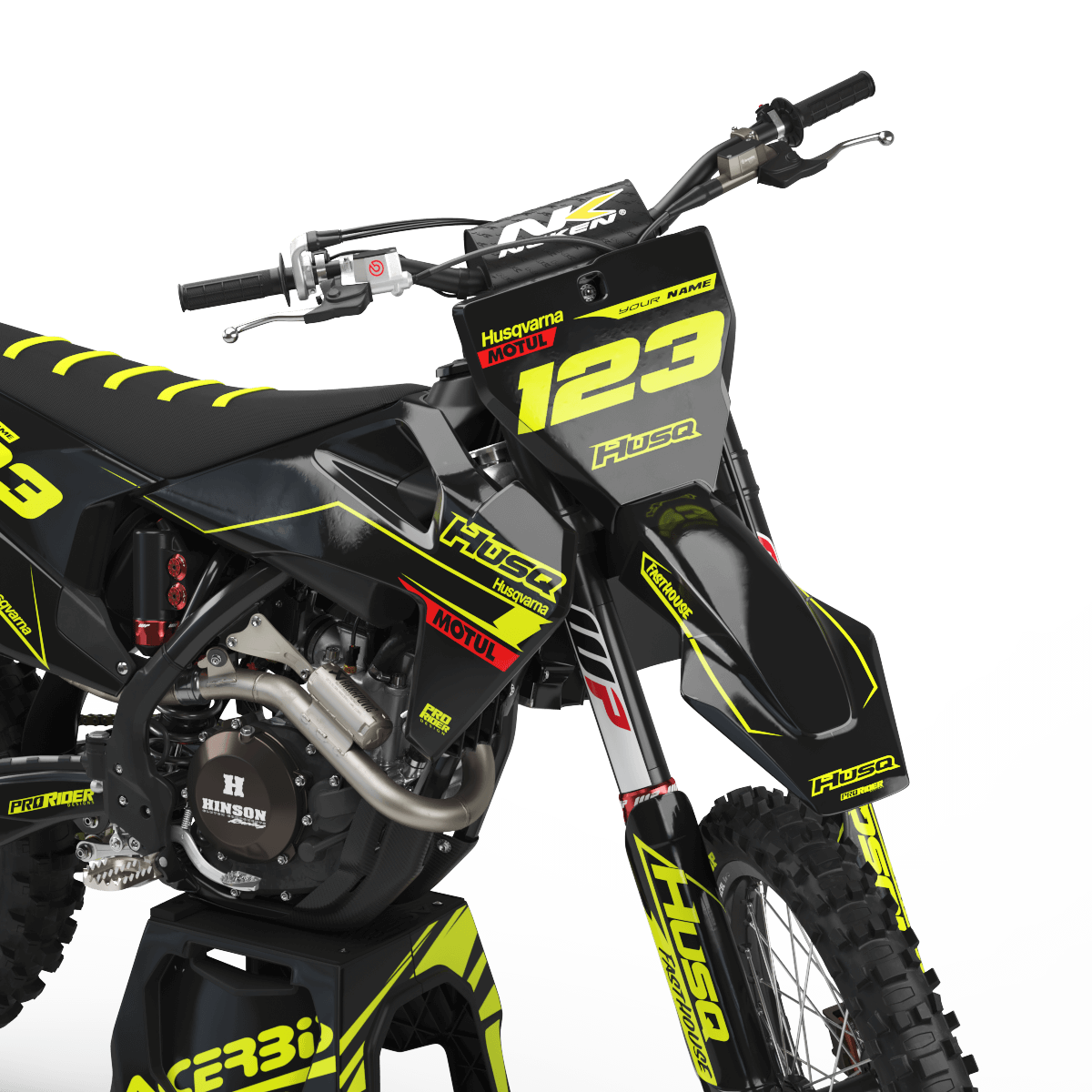 FLUO Graphics Kit HUSQVARNA VIVID 1.2