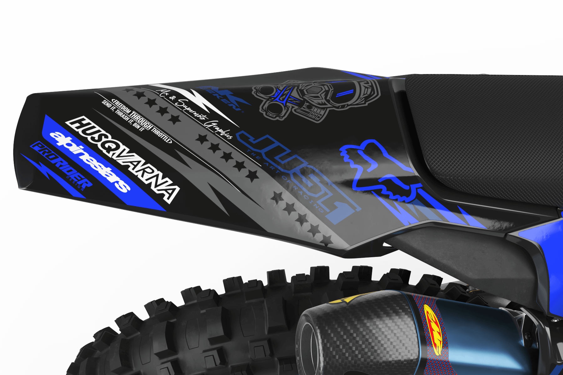 Graphics Kit HUSQVARNA REPLIKA STEEL