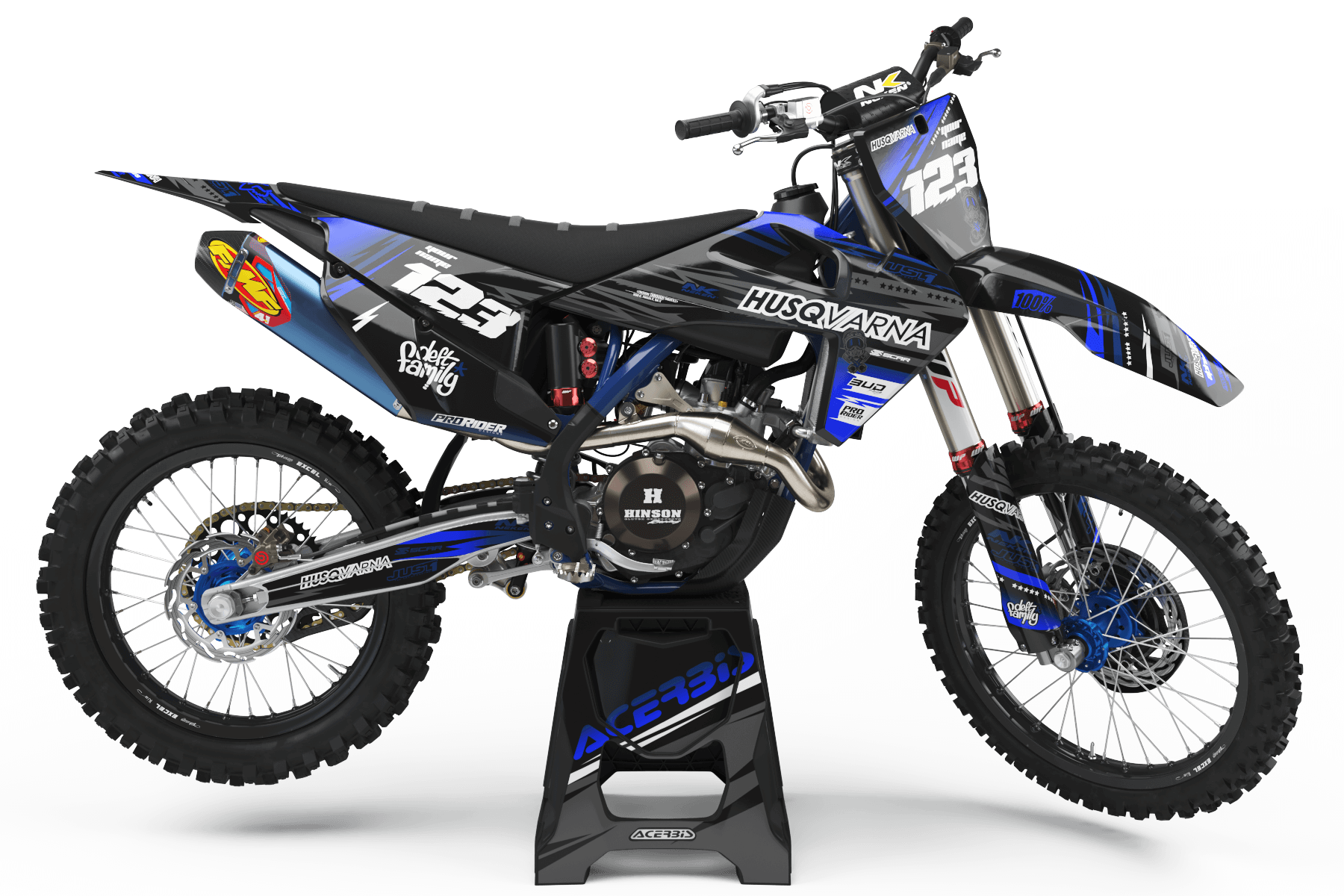 Graphics Kit HUSQVARNA REPLIKA STEEL