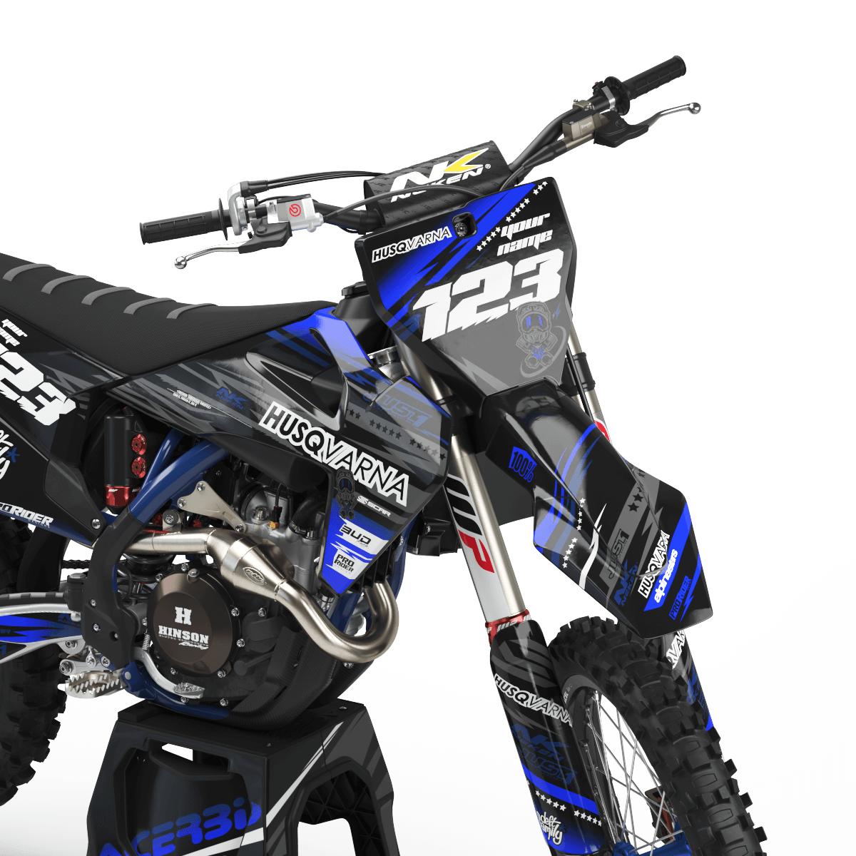 Graphics Kit HUSQVARNA REPLIKA STEEL